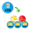 save EDB file database in five formats.